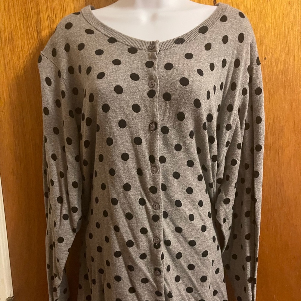 Polka dot cardigan